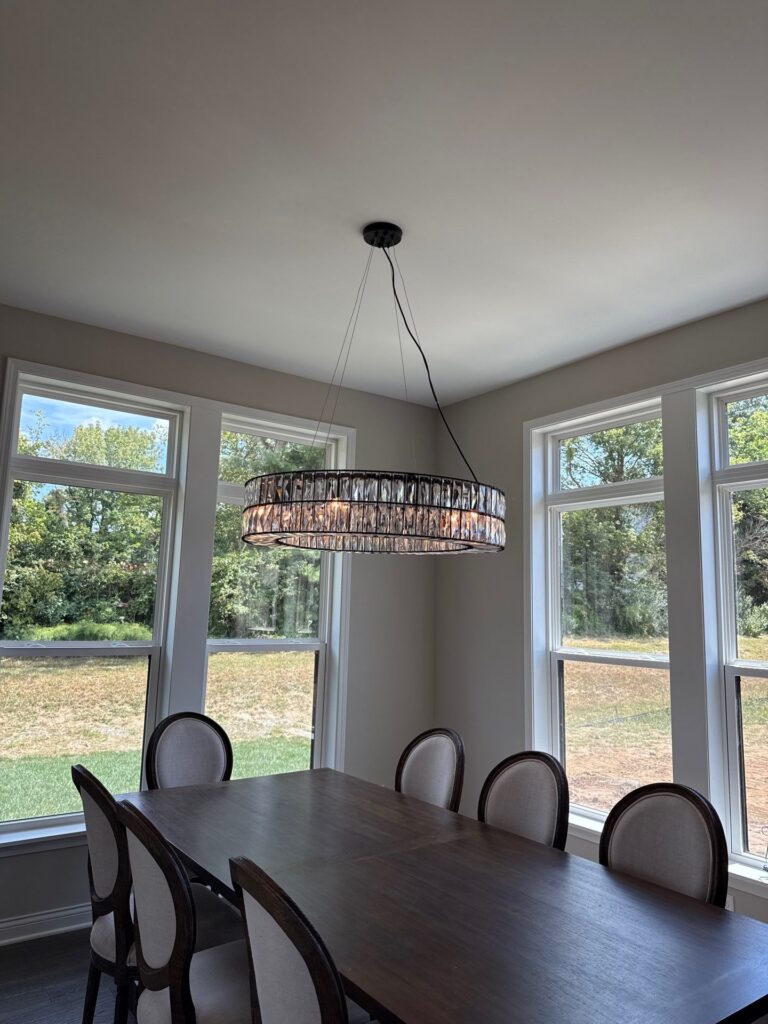 dining room lighting installation Maineville Ohio electrician
