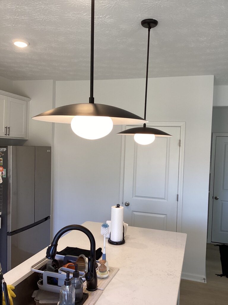kitchen island pendant lighting Maineville Ohio electrician