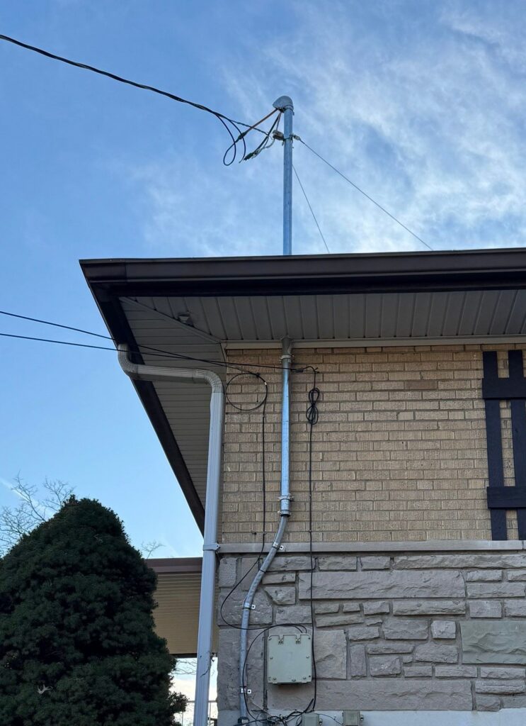 service mast installation Delhi Ohio electrician
