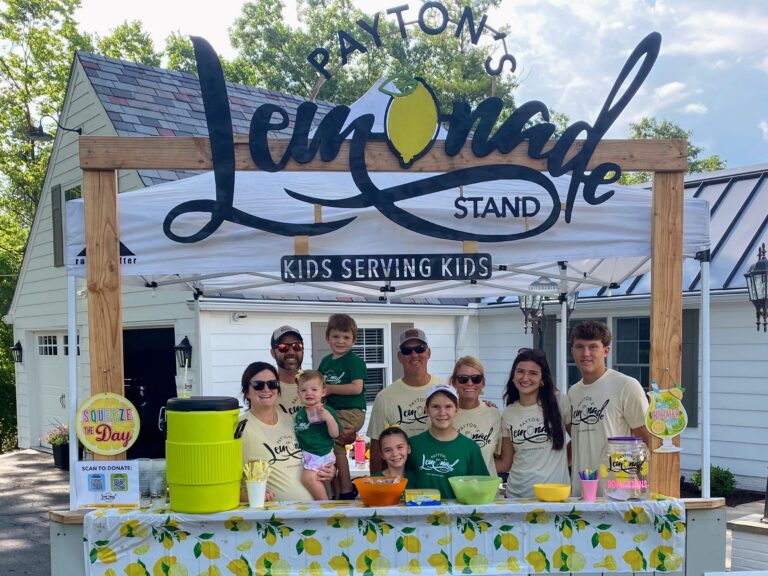 Lipps Electric family supporting Payton’s Lemonade Stand during Lemonade Day Cincinnati